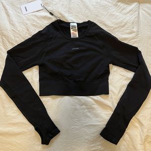 Gymshark Long Sleeve Fitted Crop Top